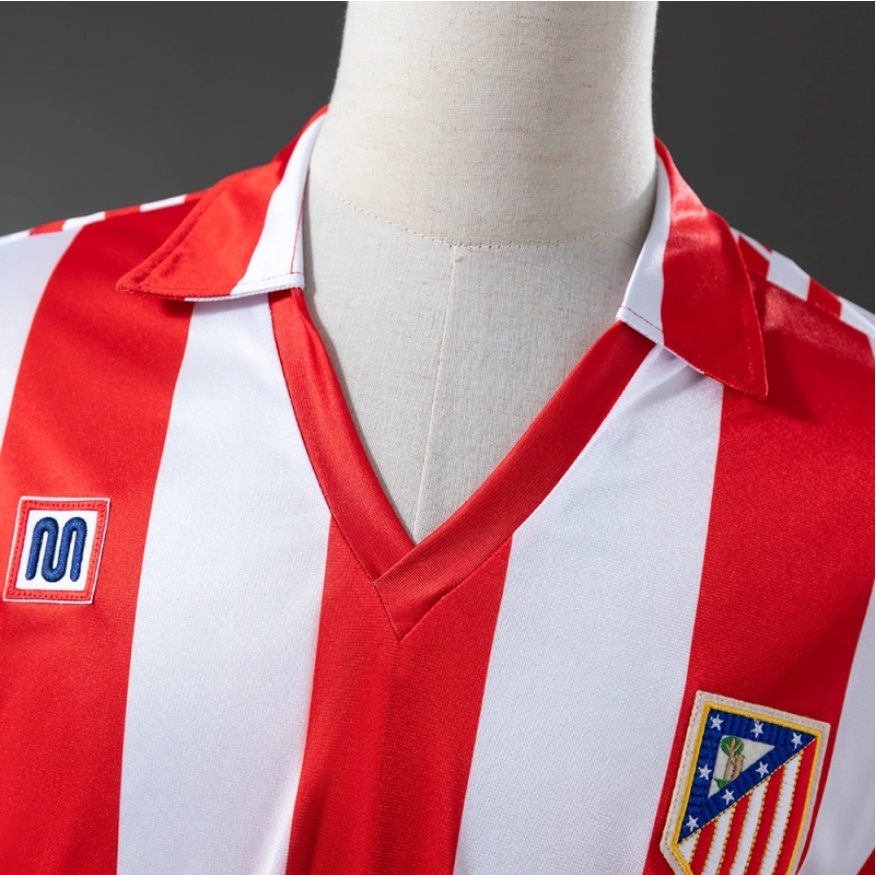 Retro Atletico Madrid 1982/83 home jersey Fan Version