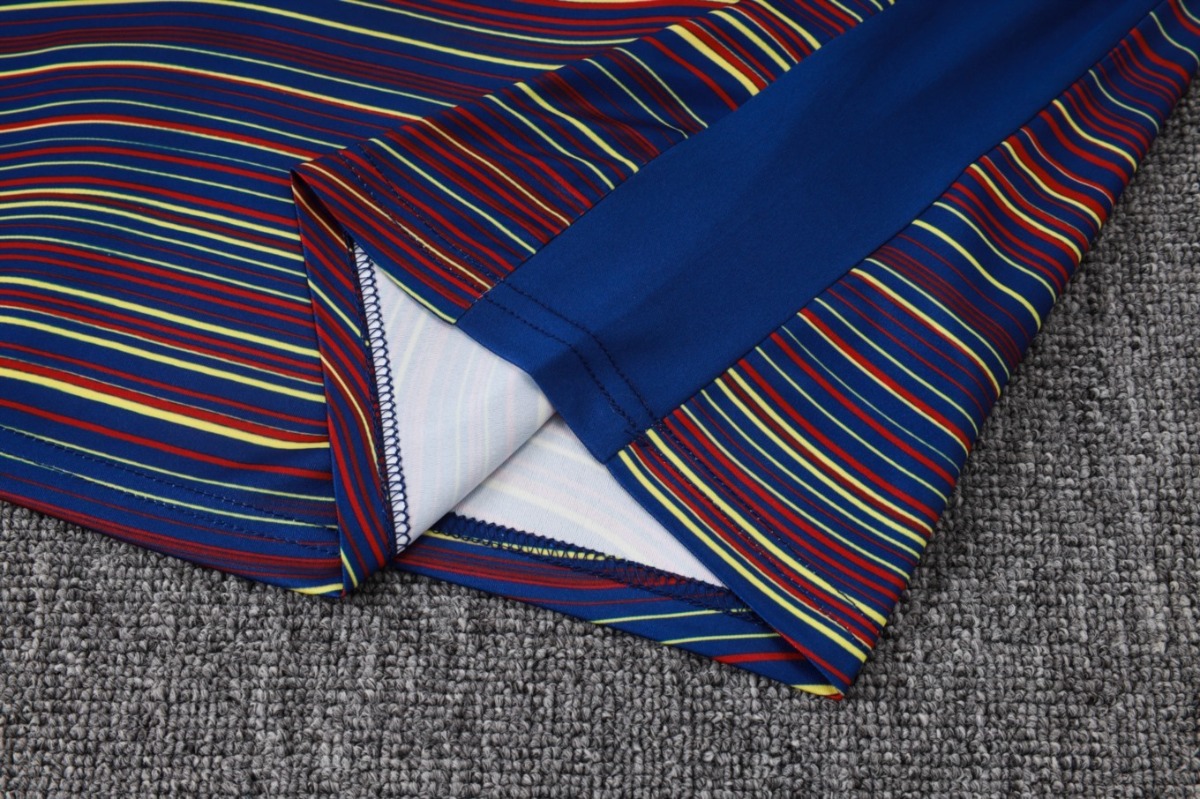 2026 Barcelona Colorful Blue Training Set Shirt and Shorts