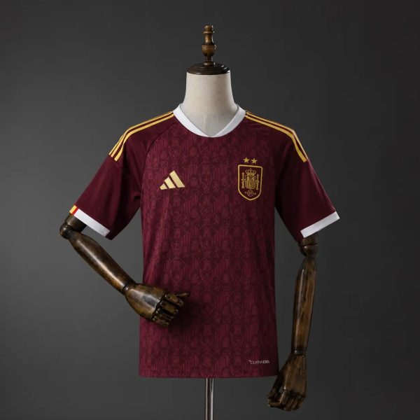 2026 Spain Special Edition Maroon Jersey Fan Version