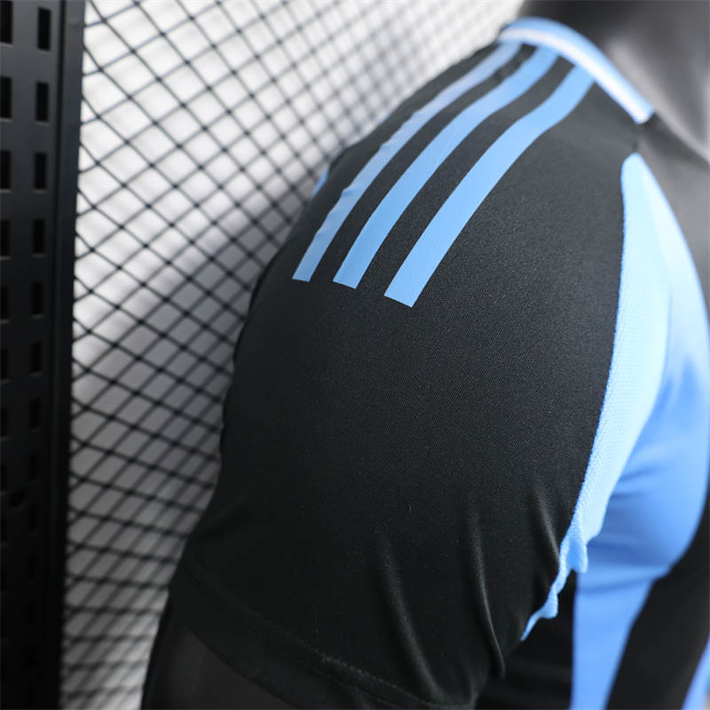 24/25 Argentina Black and Blue Jersey Player Version