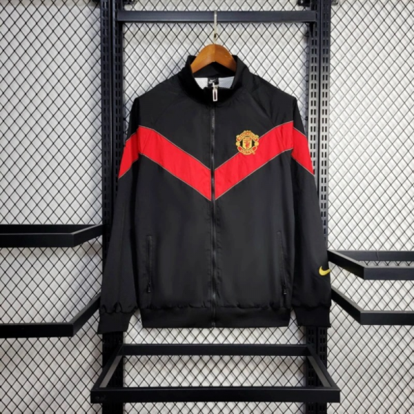 2025 Manchester United Black Windbreaker Sport Unifom jersey Sport Unifom