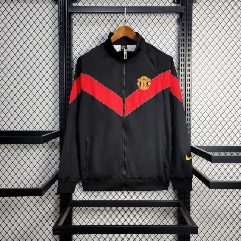 2025 Manchester United Black Windbreaker Sport Unifom jersey Sport Unifom