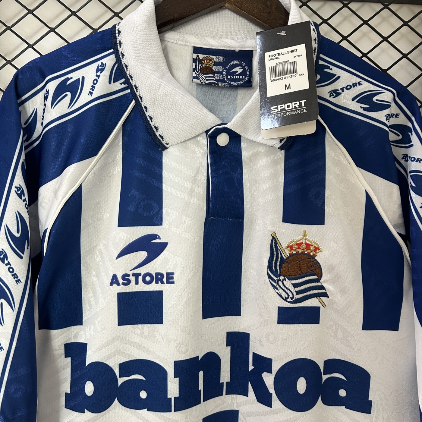 Retro 94/95 Real Sociedad Home jersey Fan Version