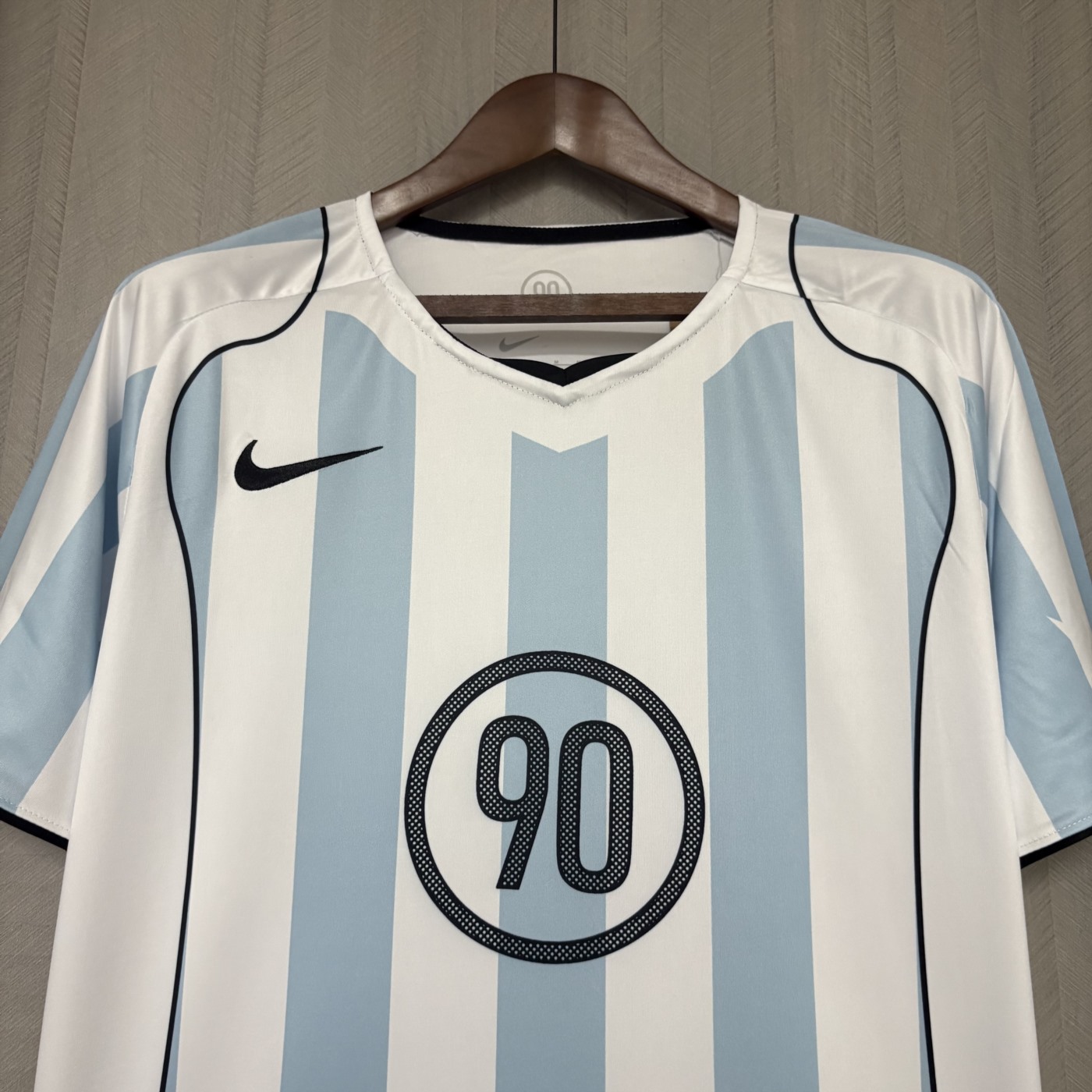 2025 Nike T90 jersey Blue and White Fan version