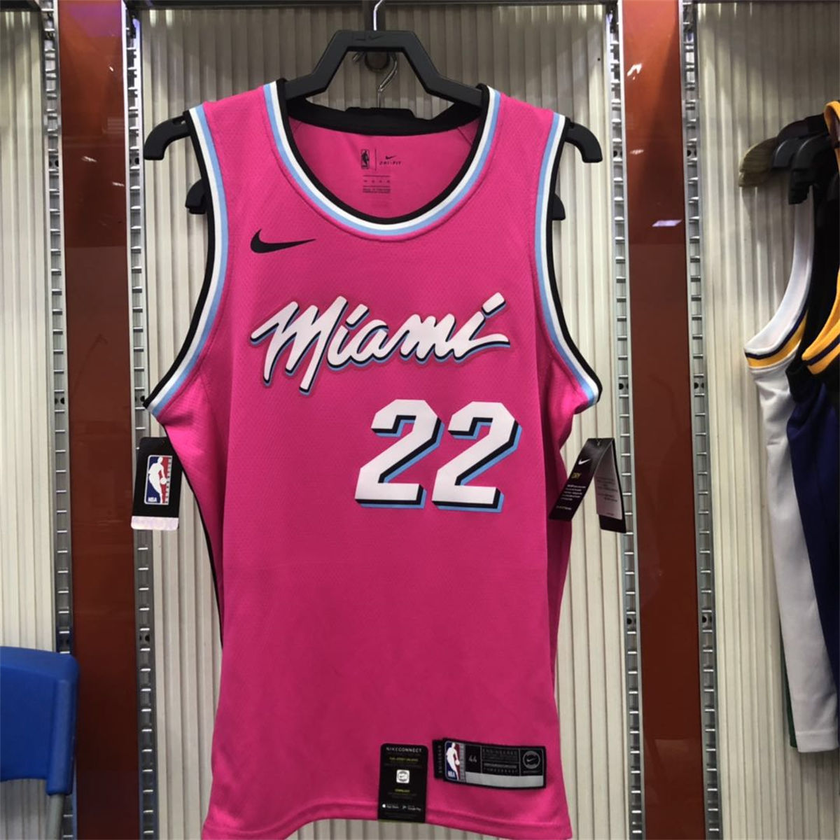 NBA Miami Hearts round neck Pink Jersey BUTLER#22 S-XXL