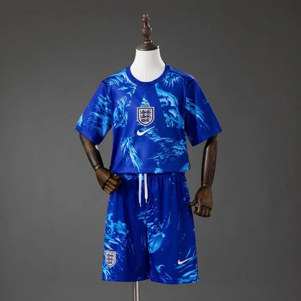 England 2026 World Cup Goalkeeper Blue Kid Kits