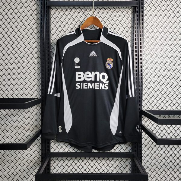 Retro Real Madrid 06/07 Home jersey Third Away Long Sleeves Fan Version
