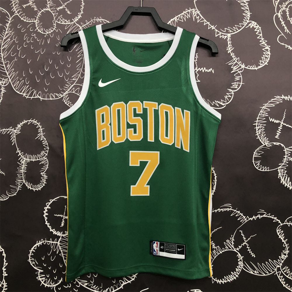 NBA Boston Celtics Round Neck Green Jersey S-XXL