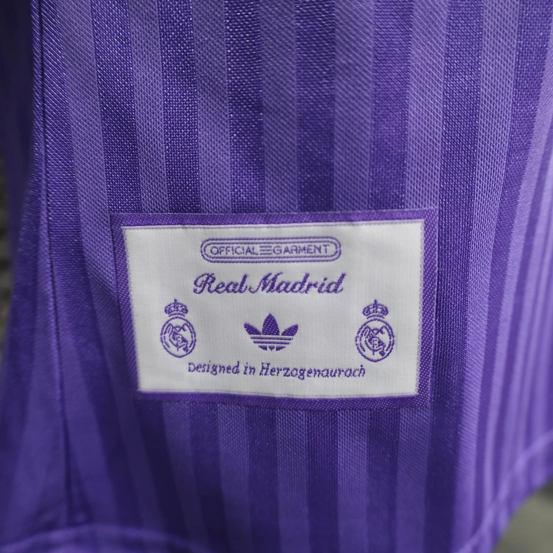 25/26 Real Madrid Co Branded Special Edition Purple jersey Player Version
