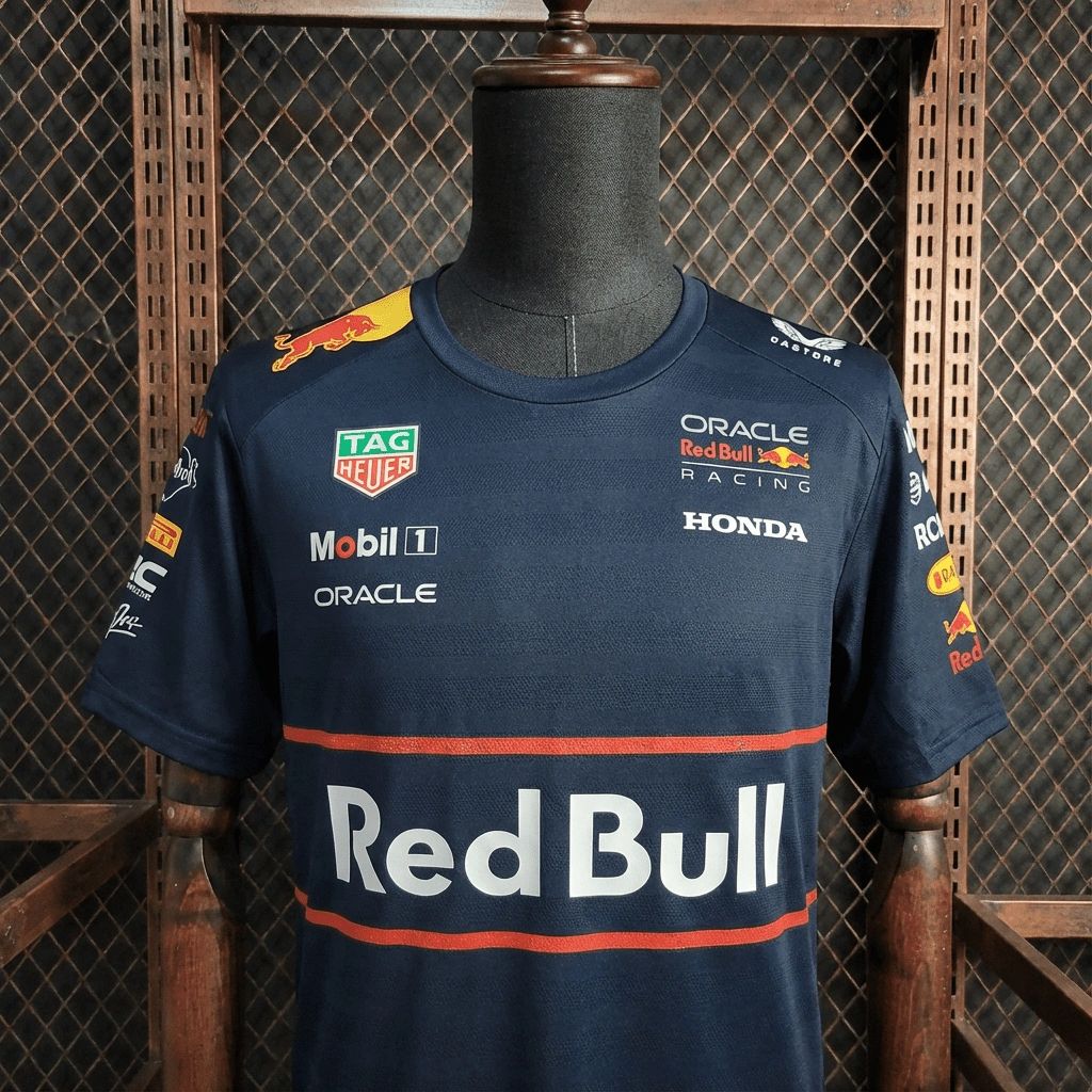 F1 Racing Oracle Red Bull 2025 Black Shirt