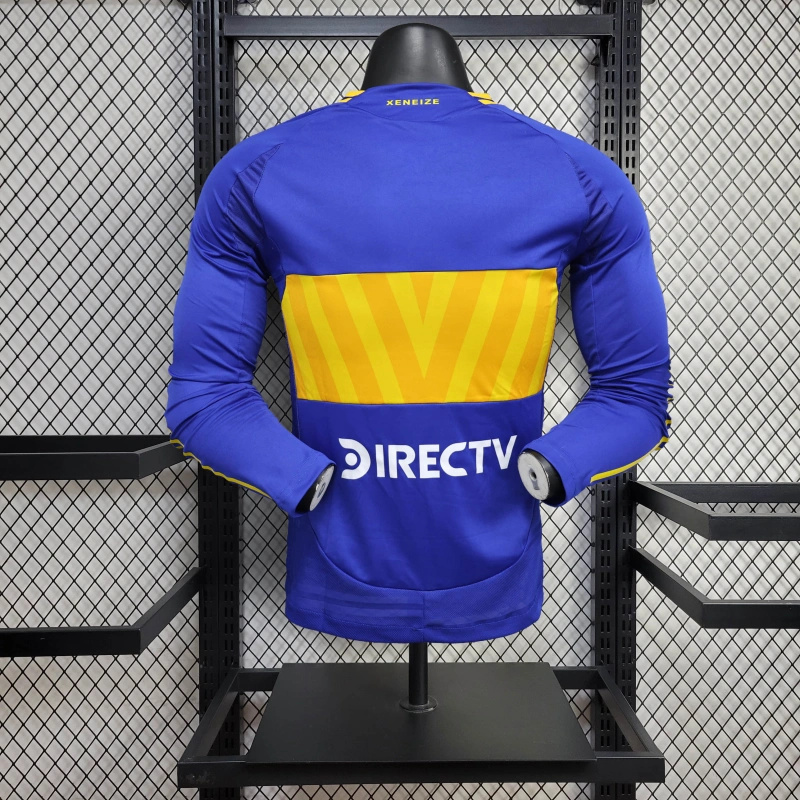 24/25 Boca Juniors Home Long Sleeve Special edition Jersey Player Version