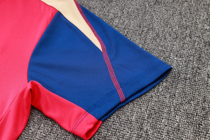 24/25 Barcelona Red Training Set Shirt and Shorts
