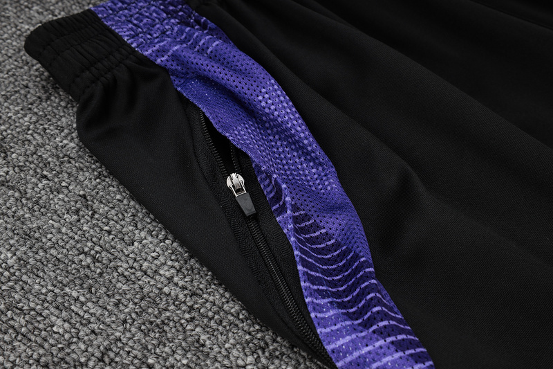 24/25 Real Madrid Black Training Set Shirt and Shorts