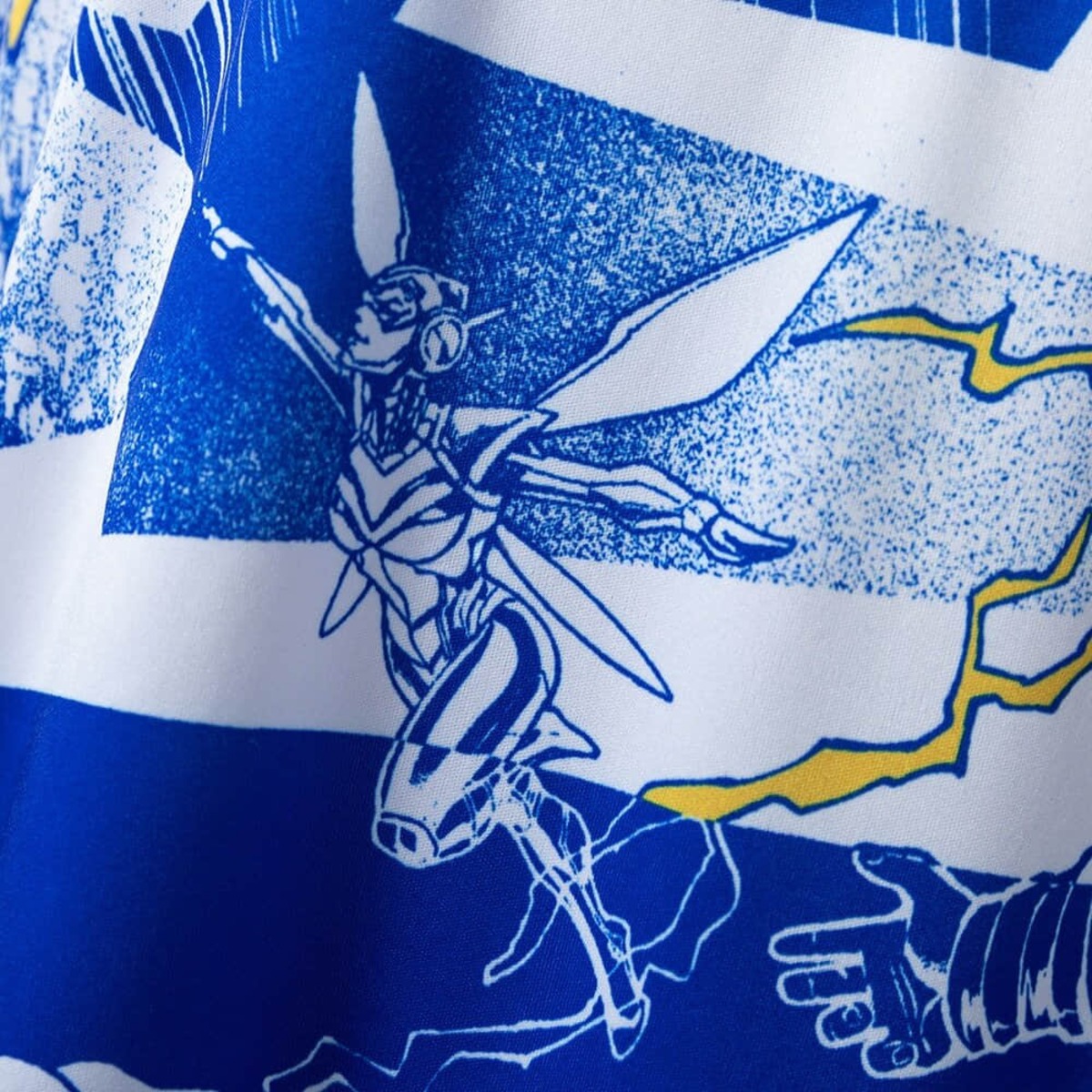 2025/26 Real Madrid Marvel Comics Blue Jersey Fan version