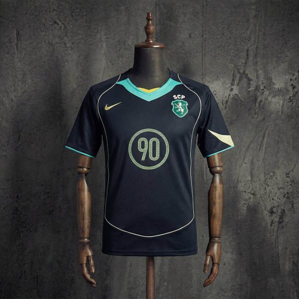 Retro Sporting Lisbon 90S Black Jersey Fan Version