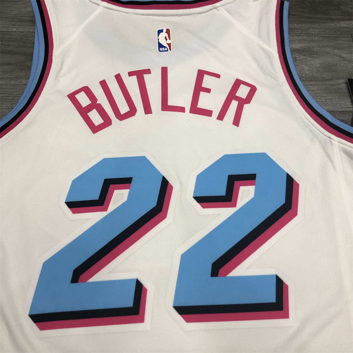NBA Miami Hearts round neck White Jersey Butler #22 S-XXL