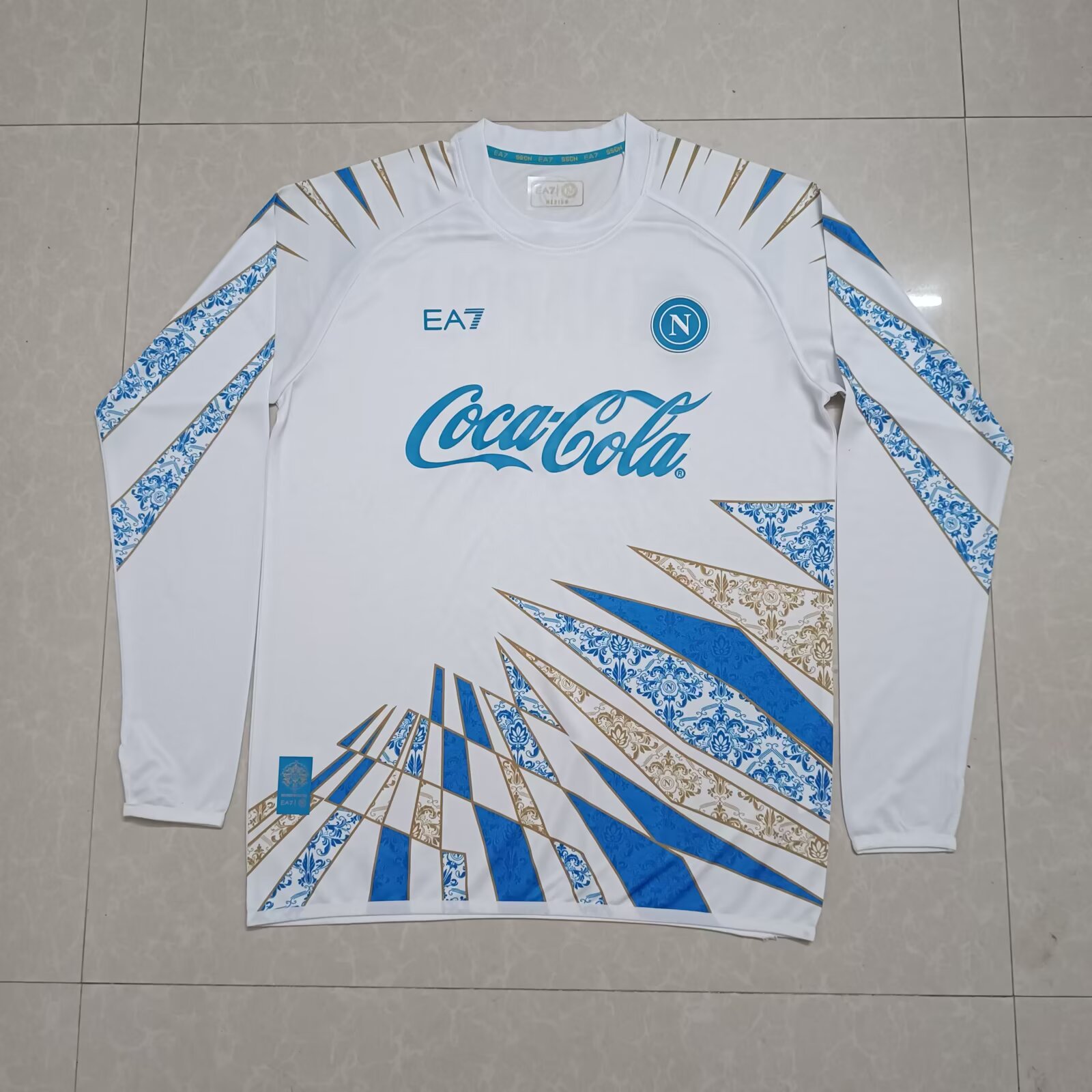 2025/26 Napoli Coca Cola Edition White Jersey Fan Version