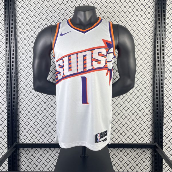 NBA Phoenix Suns 2024 BOOKER#1 White Jersey S-XXL
