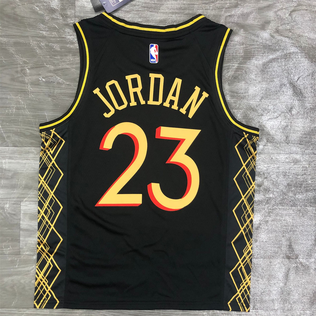 NBA Chicago Bulls Round neck Black Jersey JORDAN#23 S-XXL
