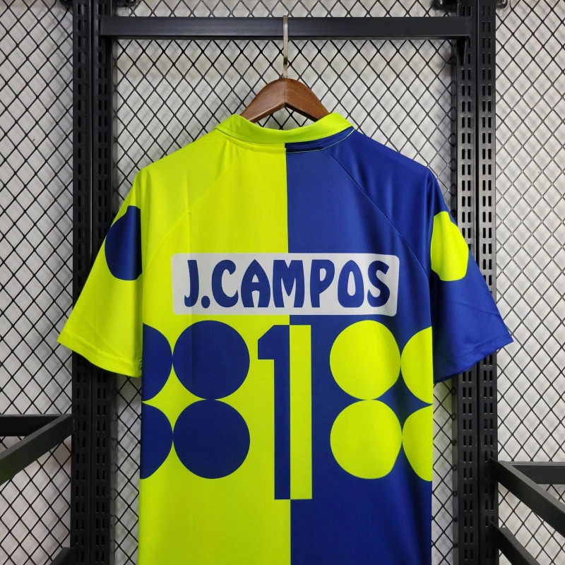 Retro Mexico 1995 Goalkeeper Brown and Green jersey Fan Version J.CAMPOS Number 1