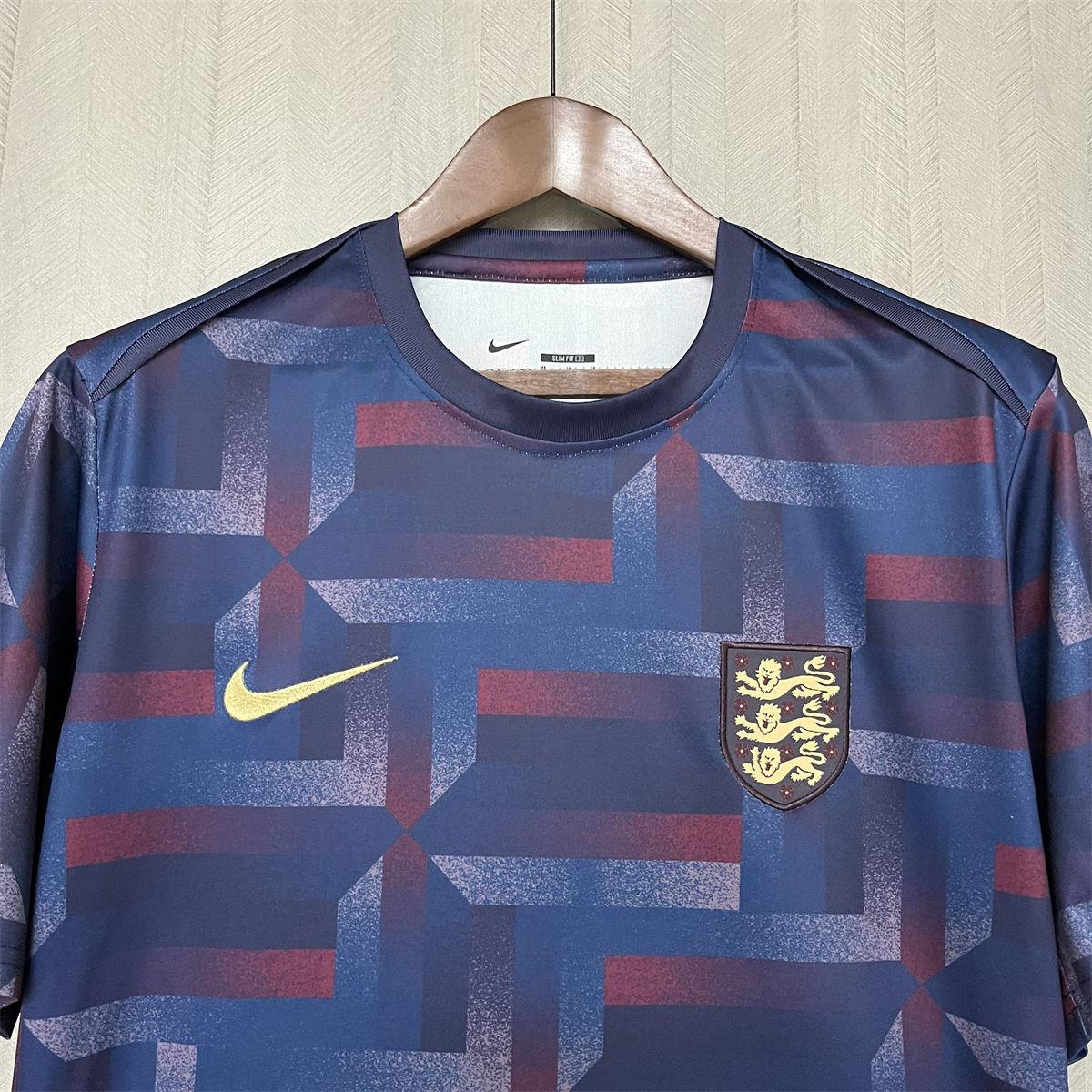 2024/25 England Euro Pre-match training uniform Jersey Fan Version