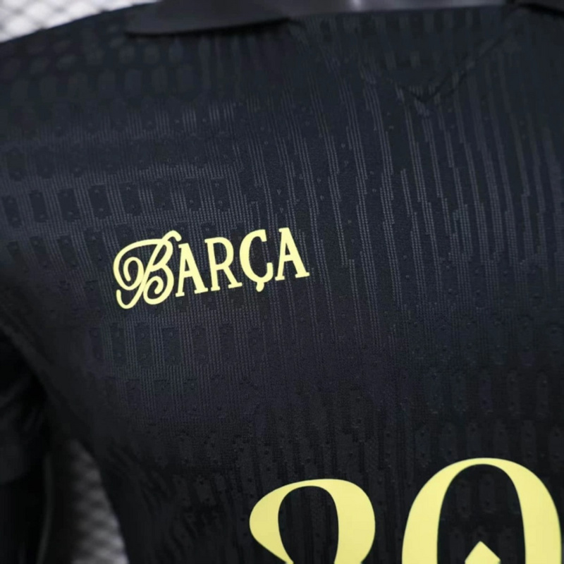 2025/26 Barcelona Special Edition Black jersey Player Version