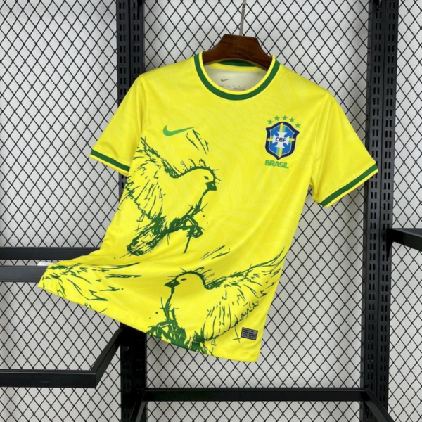 2025/26 Brazil Pigeon yellow jersey Fan Version