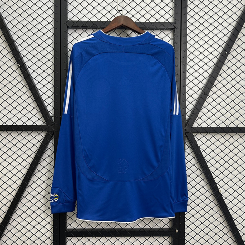 Retro Chelsea 06/07 Home jersey Long sleeve jersey Fan Version