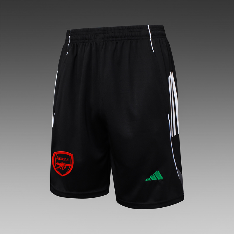2025/26 Arsenal Black Training Set Shirt and Shorts