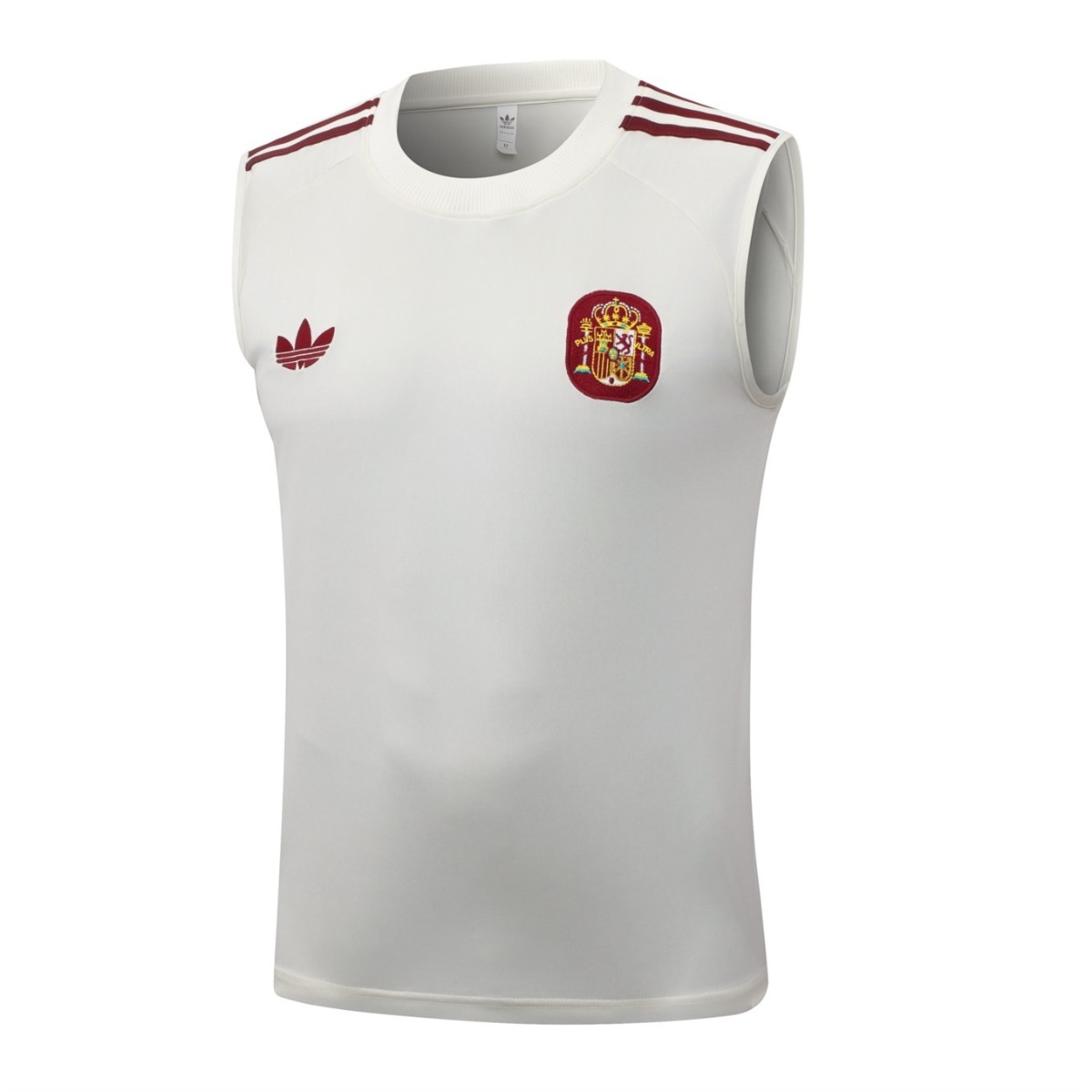 2026 Spain Beige Training Set Shirt and Shorts
