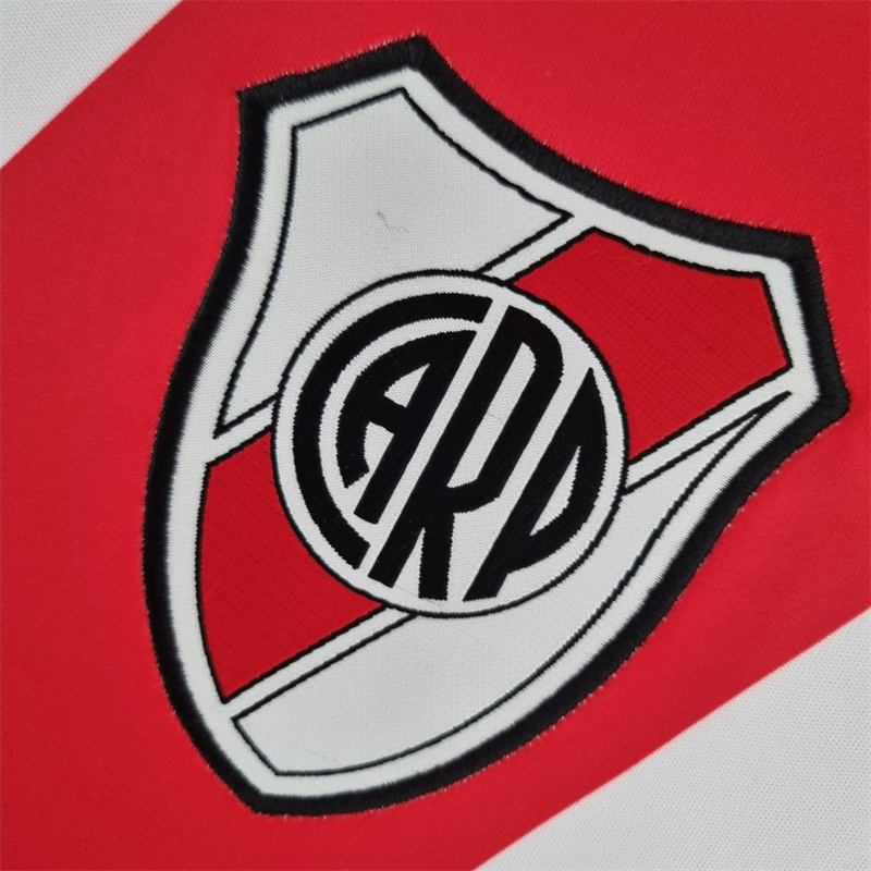 Retro River Plate 09/10 Home Long Sleeve jersey Fan Version