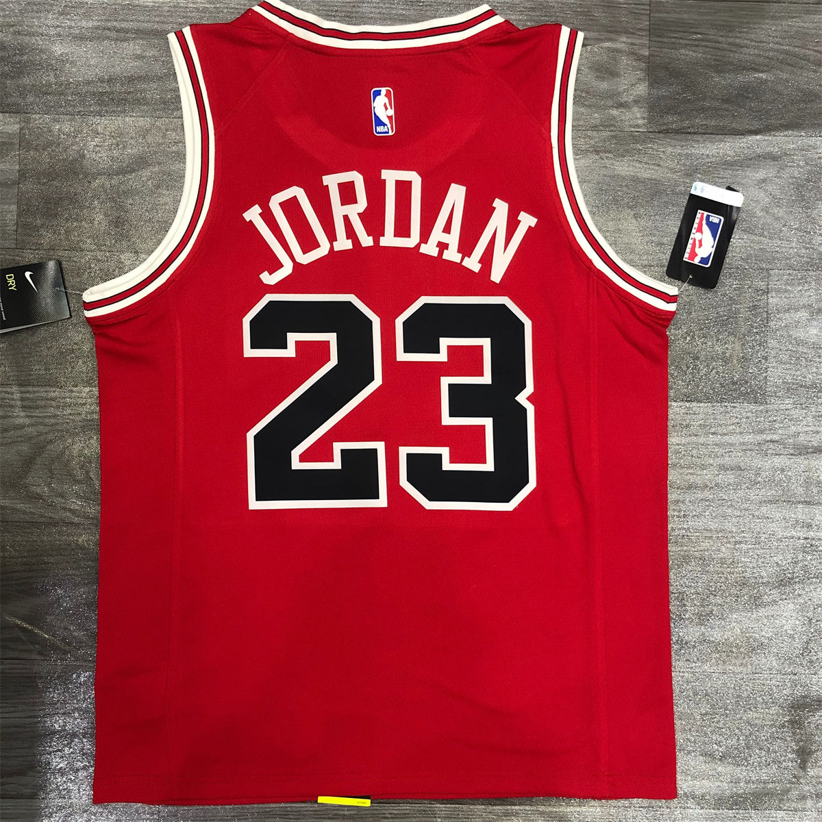 NBA Chicago Bulls Round neck Red Jersey JORDAN#23 S-XXL