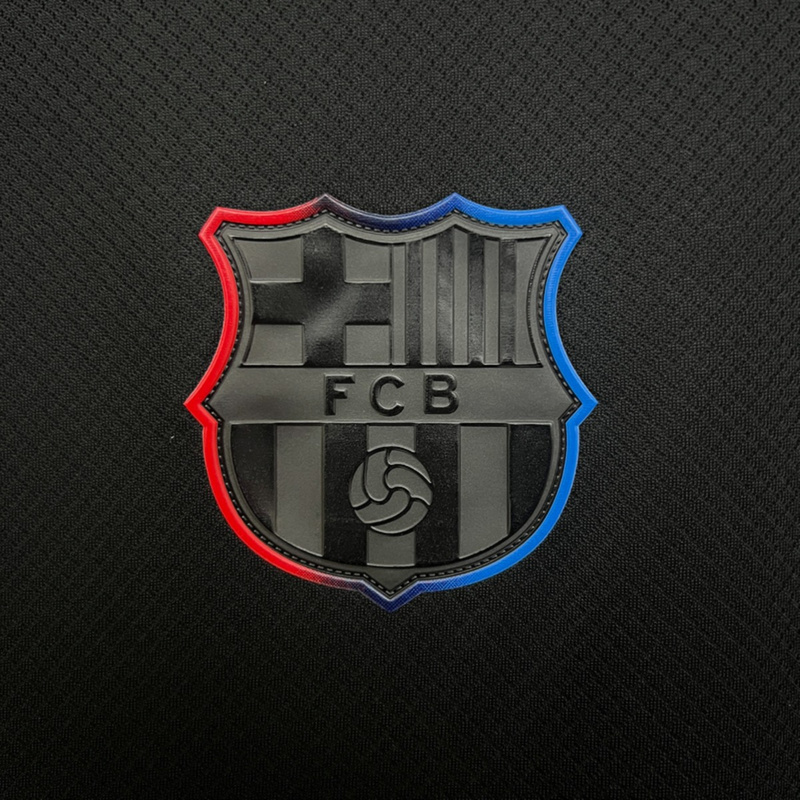 Travis Scott X Fc Barcelona 2024/25 Match Away Cactus Jack Jersey Black Fan version
