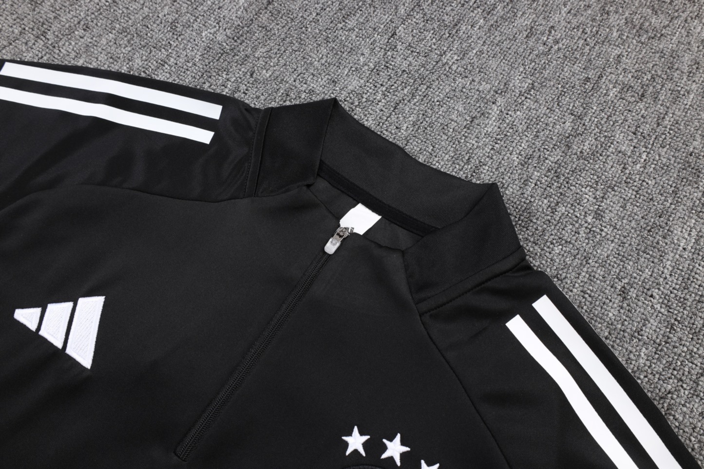 2025/26 Germany Black Long-sleeved half-pull training kit Football team kit