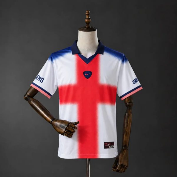 2026 England X Cactus Jack Travis Scott Total 90 Retro  Jersey Fan Version