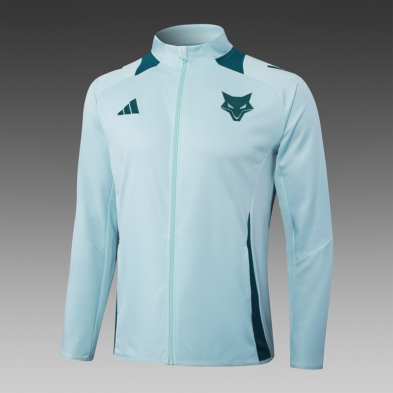 2024/25 Cruzeiro Light blue Jacket Training Suit Set Football Team Shirt Sports Fashion