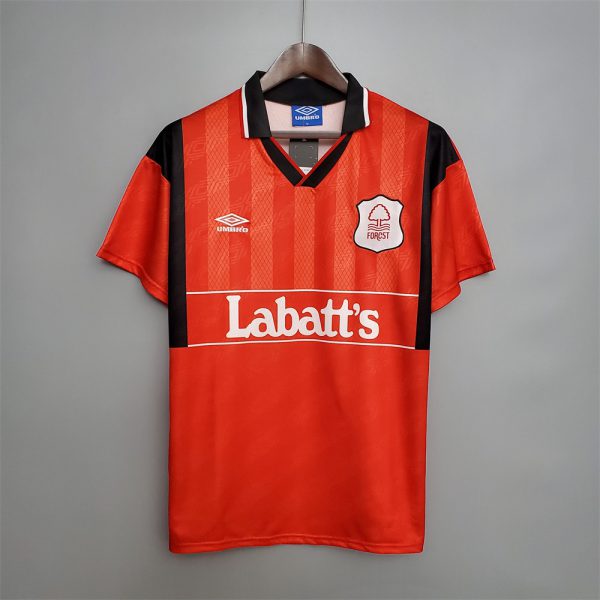 Retro Nottingham Forest 94/95 Red jersey Fan Version