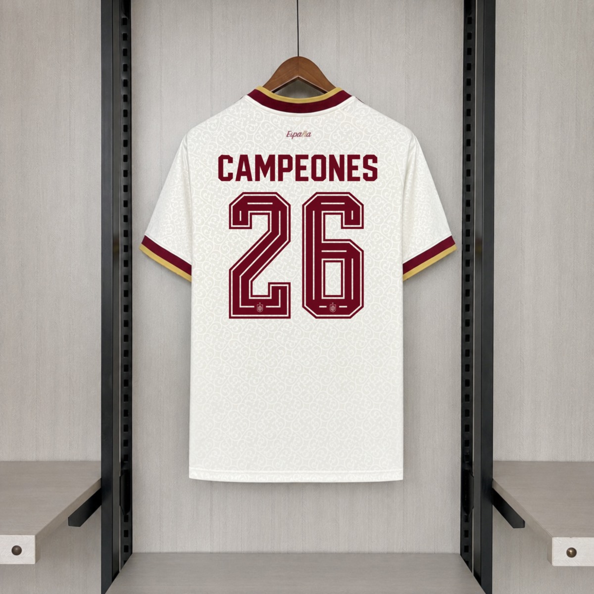 Spain 2026 World Cup Away Jersey - Fan Version | Comfortable Regular Fit