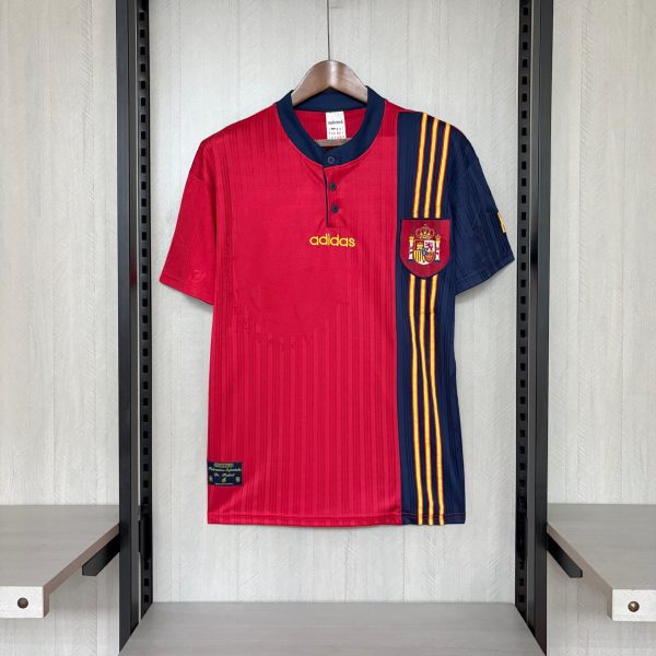 Retro Spain 1996 Home jersey Fan Version