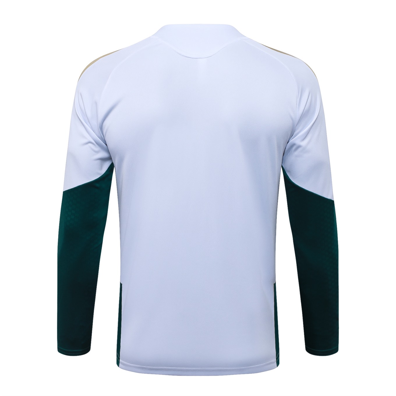 2026 Italy White Long-sleeved half-pull training kit