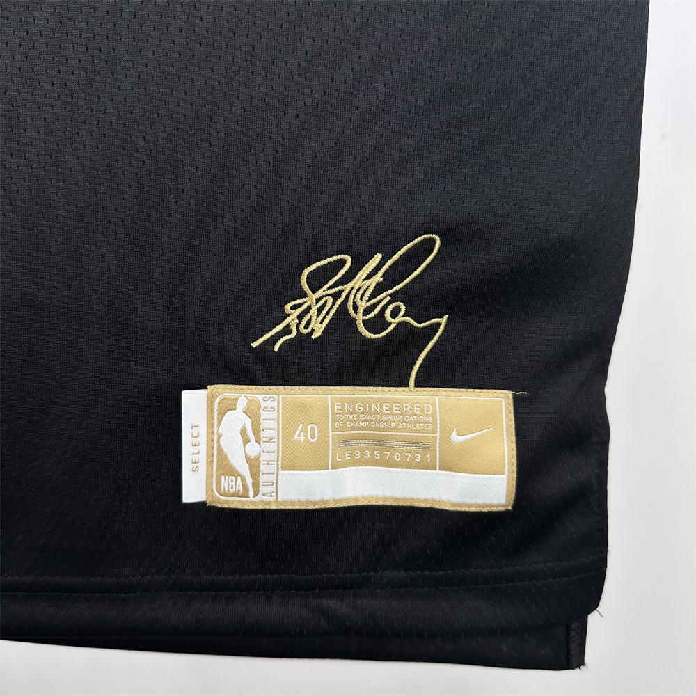 NBA Golden State Warriors 2024 Honor Edition Black Jersey CURRY#30 S-XXL