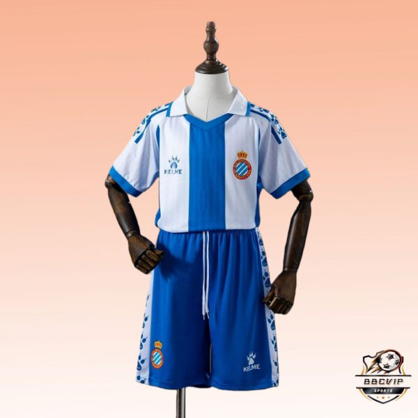 2025/26 RCD Espanyol Home Kids Kits szie 16-28