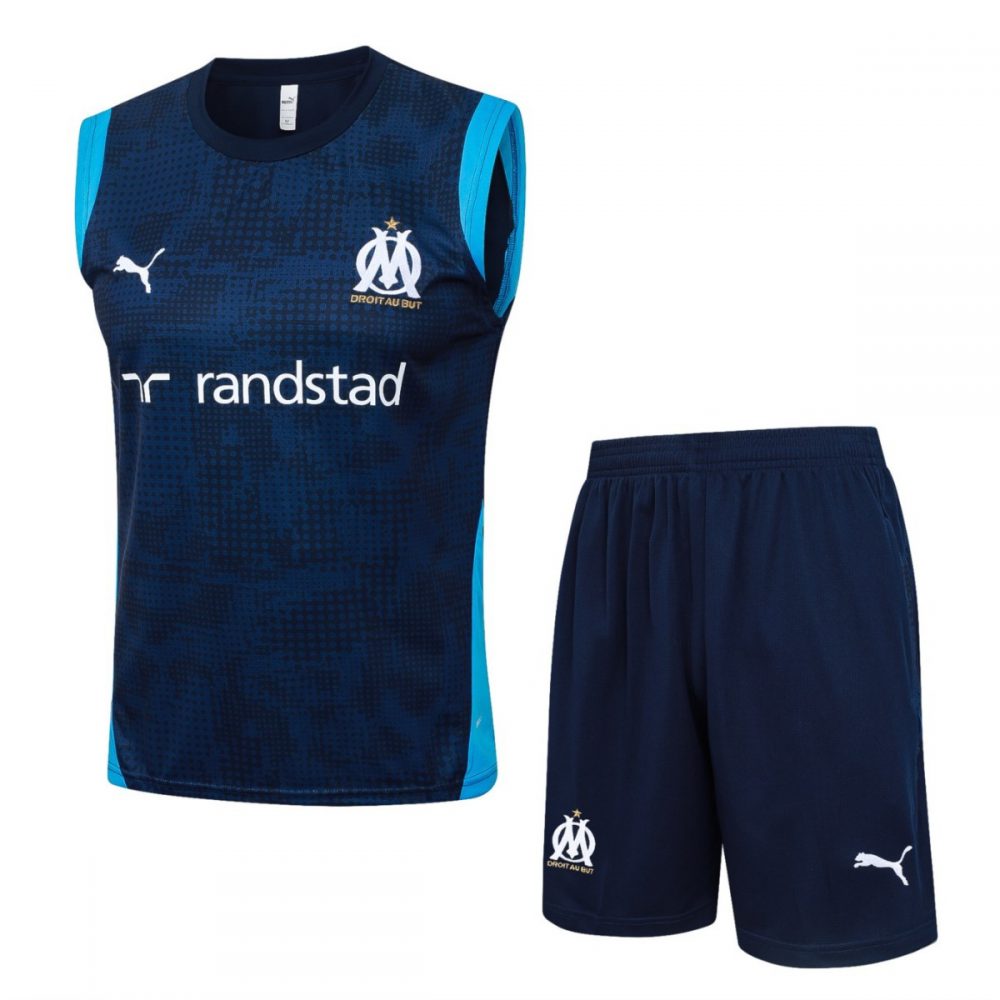 2026 Marseilles Cyan Training Set Shirt and Shorts