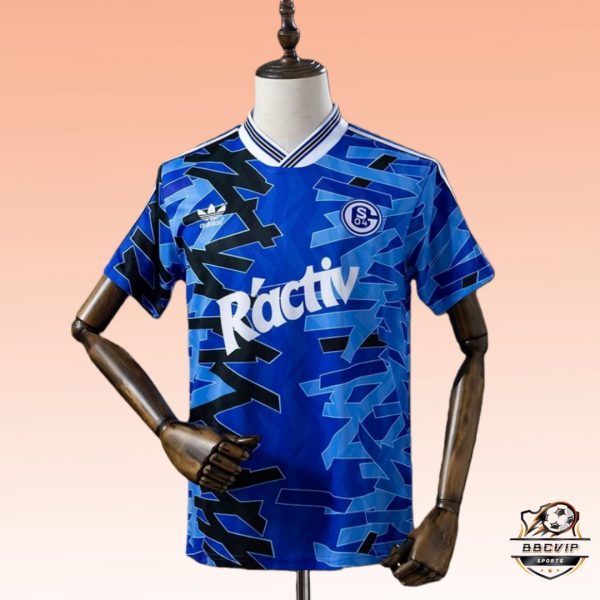 Retro 1992/93 Schalke 04 Home jersey Fan Version