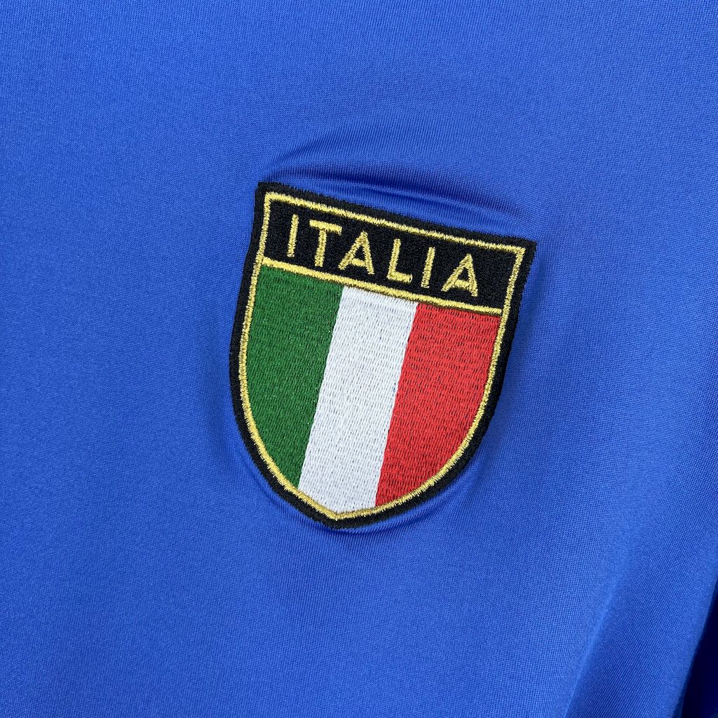 Retro Italy 2000 Euro Home Long Sleeve jersey Fan Version