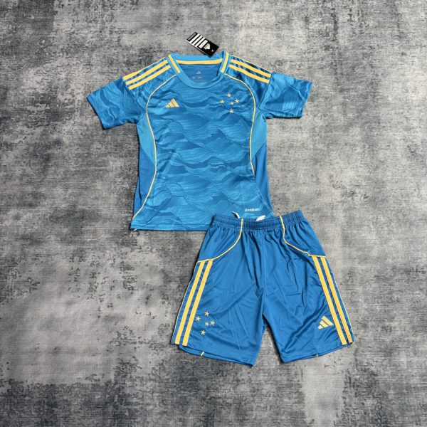25/26 Cruzeiro Second Away jersey kids Kits size: 16-28