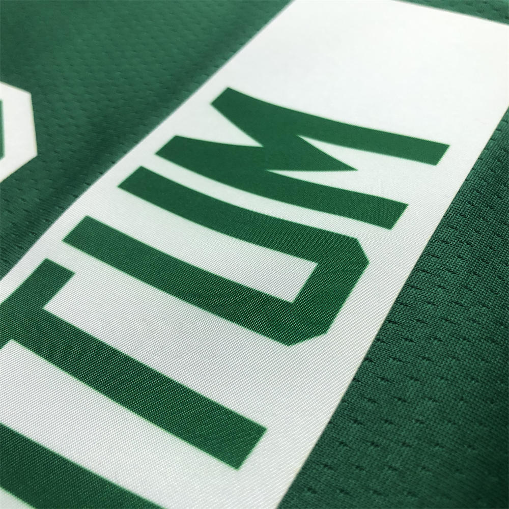 NBA Boston Celtics Round Neck 75th anniversary Green Jersey TATUM#0 S-XXL