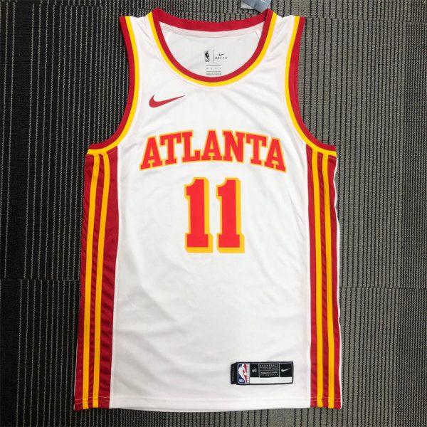 NBA Altanta Hawks Round Neck White Jersey YOUNG#11 S-XXL