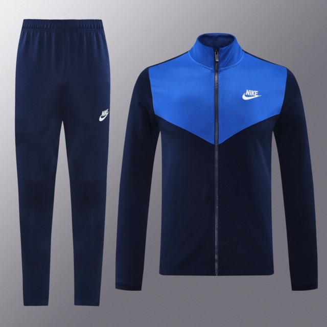 2024 Nike Sapphire Blue Jacket Training Suit Set Football Team Shirt Sports Fashion