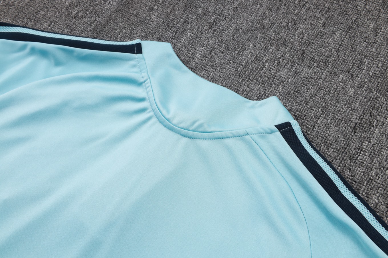 2026 Argentina Sky Blue Long-sleeved half-pull training kit